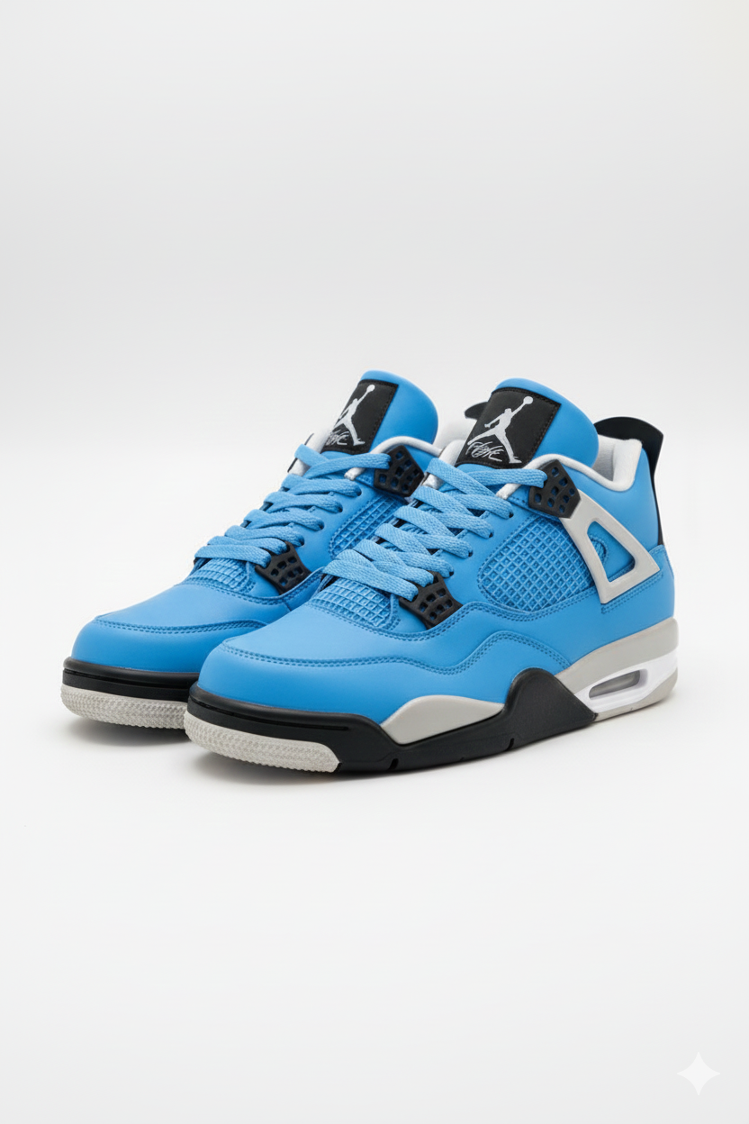 Premium Nike Air Jordan 4 Shoes in Pakistan ( BLUE)