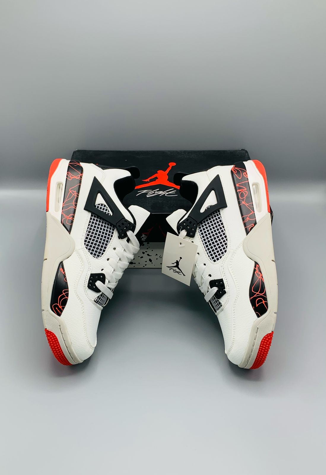 Premium Nike Air Jordan 4 Shoes in Pakistan (WHITE)