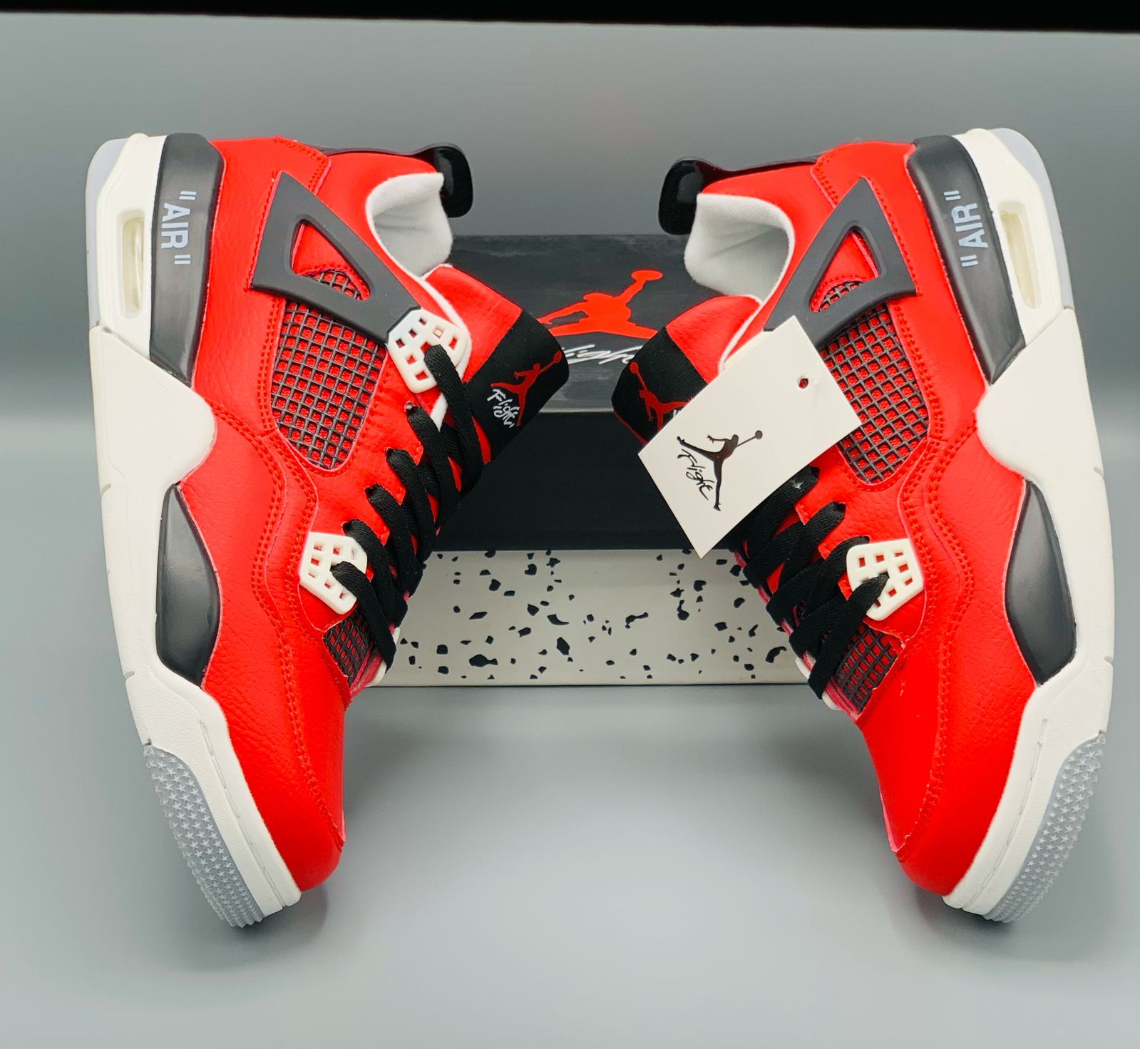 Premium Nike Air Jordan 4 Shoes in Pakistan ( RED)